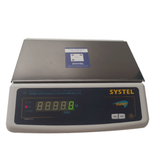 balanza electronica systel single solo peso con bateria