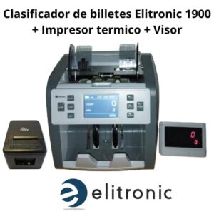 contadora y verificadora de billetes elitronic