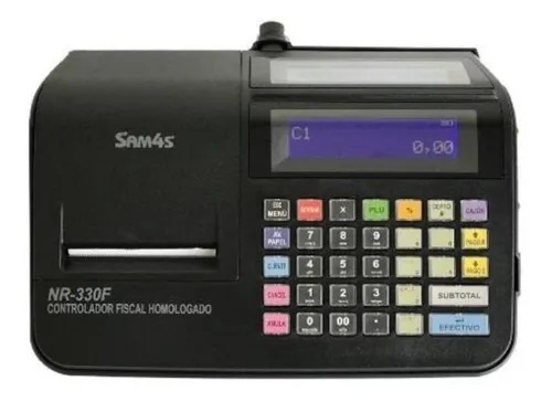 controlador fiscal sam4s 330 hace factura a b c tiene bateria para cortes de luz